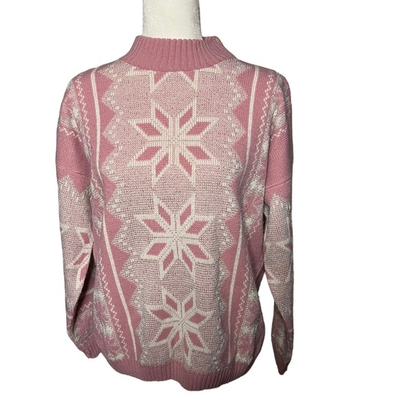Vintage Adele Knit 80’s Snowflake Ski Sweater Knit - Picture 2 of 6